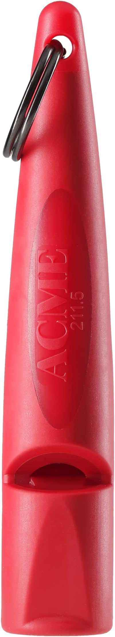 ACME Alpha 211.5 Professional Dog Training Whistle with Enhanced Ergonomic Grip. BPA-Free Plastic. 110 dBA. Long Range. Standardized Frequency. Weatherproof. Made in The UK (Carmine Red)