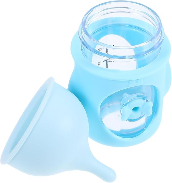 SUPVOX Pet Nursing Bottle Safe Kitten Puppy Feeding Bottle Scale Portable Mini Feeder for Newborns