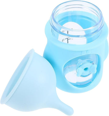 SUPVOX Pet Nursing Bottle Safe Kitten Puppy Feeding Bottle Scale Portable Mini Feeder for Newborns