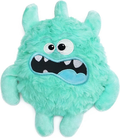 Plush Squeaky Dog Toy, Crinkle Stuffed Dog Toy Keep Them Busy Tug of War Birthday Dog Chew Toy for Small Medium Large Dogs (Light Green)