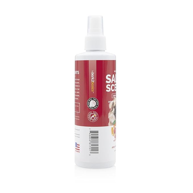 Bark2Basics Salon Scents Pet Grooming Cologne Spray - 8 oz, Natural Professional Groomer Perfume for Dogs and Cat, Long Lasting, Deodorizing, (Citrus and Pomegranate)