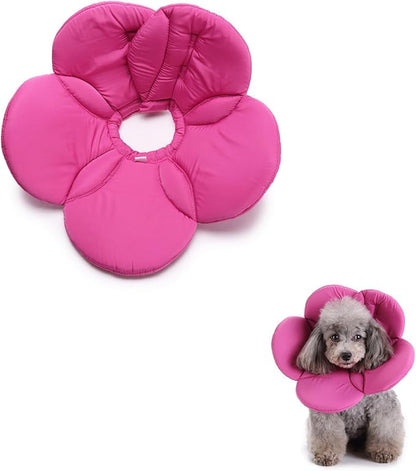 Soft Dog Cone for Small Dogs Flower Dog Cone Collar Adjustable Surgery Recovery Collar for Dogs Frog, Cow, Elephant Pet Cones foe Dogs