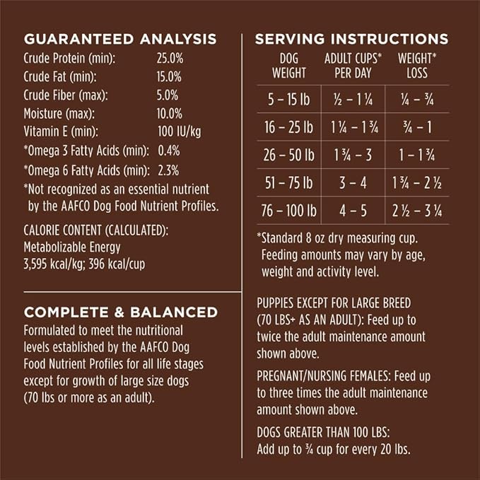 Instinct Be Natural, Natural Dry Dog Food, Raw Coated Kibble - Real Salmon & Brown Rice, 24 lb. Bag