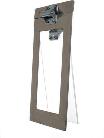 | Small Heavy Duty Entry Bundle | Chew Proof, Weather Tight | Entry Frame and Drop in Closing Panel | Dog Size 0-20 Lbs | Frame Size 10 3/4" x 16 1/4"