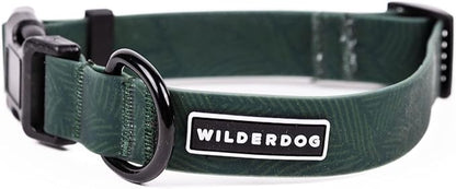 Wilderdog Waterproof Dog Collar - Repels Water & Dirt - Small 11"-15" - Cedar