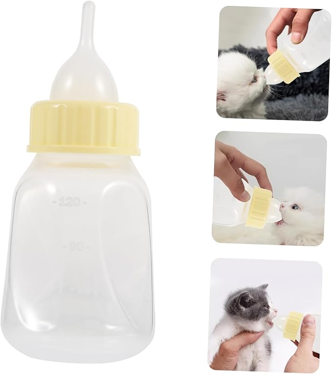 Kitten Puppy Pet Nursing Bottle Dog Kitten Feeder Bottle Set for Newborn Pets