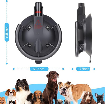 HLOGREE Heavy Duty Dog Bathing Suction Cup for Large Dog Within 110LBS, Pet Dog Cat Bath Holder Suction Cup Anchor for Grooming Bathtub Restraint, for Shower, Bathing, Blowing, Trimming - NO Leash