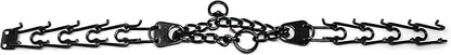 Herm Sprenger Black Stainless Steel Prong Dog Training Collar with Swivel Ultra-Plus Pet Pinch Collar No-Pull Collar for Dogs Anti Pull Training Collar Made in Germany 4mm x 25in Large