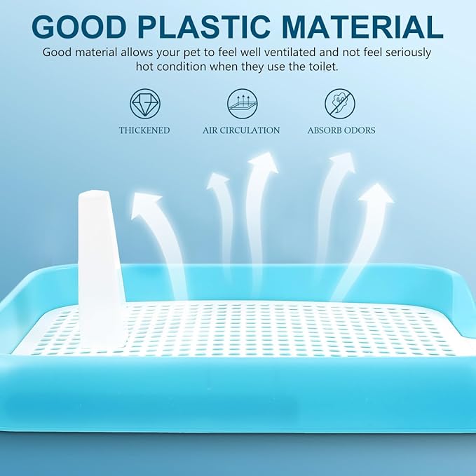 FRCOLOR Dog Toilet Puppy Potty Training Tray Pet Accessory Easy to Suitable for Small Medium Dogs