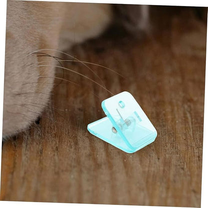 BESPORTBLE 8pcs Transparent Wall-Mounted Dog Pee Pad Holder Clips Reusable Puppy Training Supplies Nonslip Base for Secure Potty Pad Placement