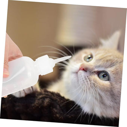 4pcs Reusable Pet Feeding Bottles Cat Milk Bottle Dog Puppy Kitten Nursin Kit