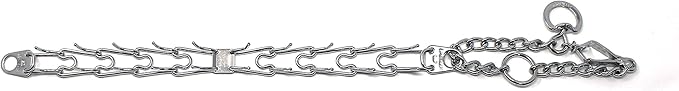 HS HERM. SPRENGER GERMANY Prong Dog Training Collar with Quick Release Buckle Ultra-Plus Chrome Plated Steel Pet Pinch Collar No-Pull Collar for Dogs Anti Pull Training Collar Large