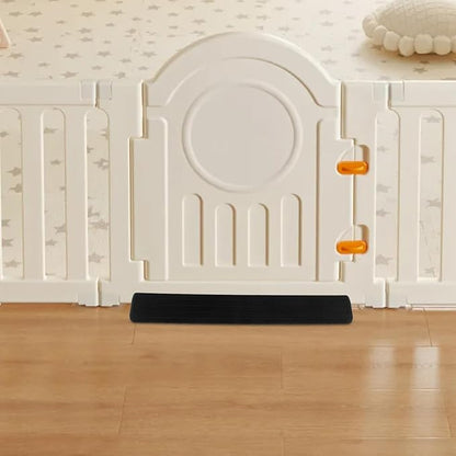 Support Feet for Baby Gate 2-Pack Kick Plate Accessories for Doorway Ramp Stair Safety Gate Protection Toddlers Pets