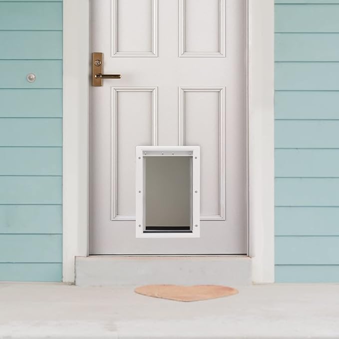 Dog Door Replacement Flaps,Medium Replacement Dog Door Flap Compatible with PetSafe Freedom PAC11-11038,Measures 12 7/8'' × 8 1/8'',Easy to Replace,Sturdy Weather-Proof & No Warped (Medium)