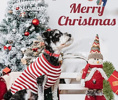 Mihqy Christmas Dog Collar - Premium Adjustable Dog Collar for Small Medium Large Dogs (Christmas,XS)