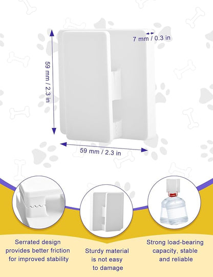 CAPHONT 4 Pcs Potty Training Dog Pee Pad Holder for Leg-Lifting Marking Dogs Indoor Training Pad Holder for Small & Large Size Wee Wee Pad, White