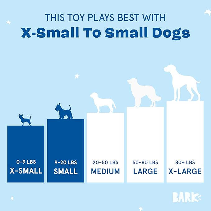Barkbox 2 in 1 Interactive Plush Dog Toy - Rip and Reveal Toy for Dogs and Puppies - Stimulating Squeaky Pet Toys | Sub Zero Camping Hero (Small)