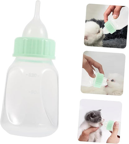 Pet Nursing Bottle Kit for Kitten Puppy Feeding Milk Bottle Set Sturdy Portable