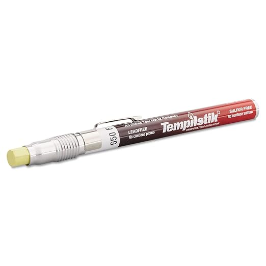 Tempil° TS0650 Tempilstik Temperature Indicators, 650 Degree F, 6"