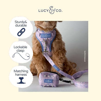 Lucy & Co. Magnificent Mermaid Pearl Dog Leash, Durable Matching Dog Lead with Heavy Duty Hardware, Large