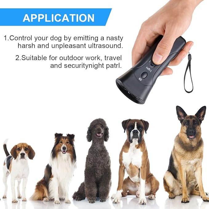 QZC Super Ultrasonic Dog Chaser,Training Dog Banish Dog Machine,Stop Animals Attacks Aggression