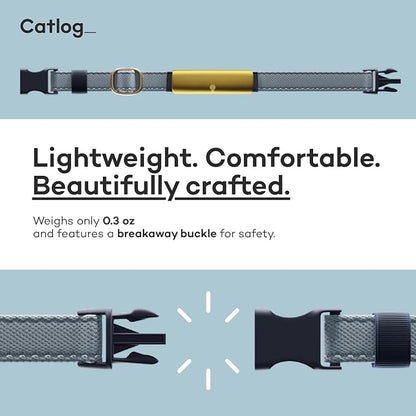 Health Tracker for Cats - Smart Cat Collar with Safety Breakaway Buckle for Indoor Cats, Wellness Alerts, Real-time Monitoring (Kimono (Sakura -Night-),L)