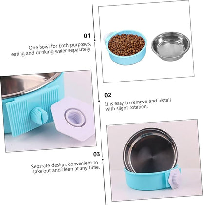 BESPORTBLE Durable Pet Bowl Large Dog Feeder Stainless Steel Construction Prevents Spills Pet Supplies
