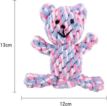Dog Toys Puppy Teething Chew Toys,Pet Chew Toy Cat Chew Toy,Safe Braided Rope Toys Healthy Handmade Gift