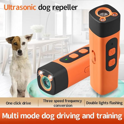 2026 Dog Bark Deterrent,Rechargeable Sonic Dog Repeller,Safe 25KHz Sonic Frequency Transmitter,Anti Bark Device for Dogs,50ft Range Professional Dog Training Tool,LED Indoor/Outdoor Barking Silencer.