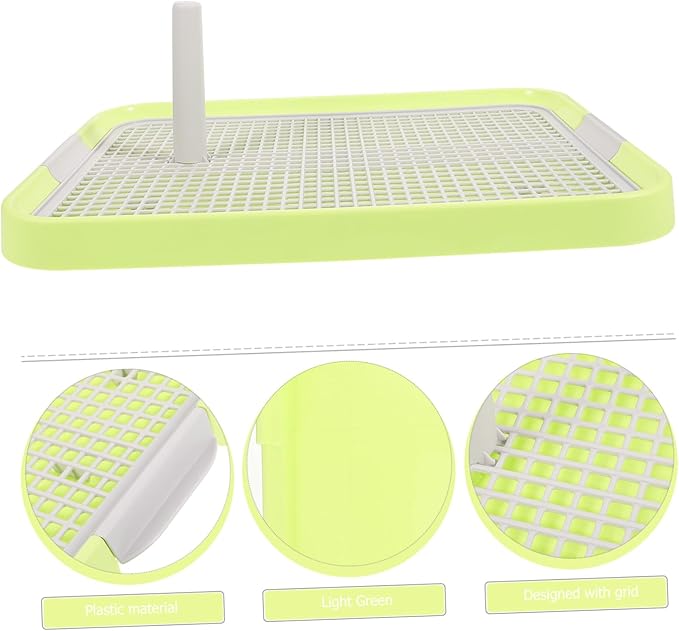 LIOOBO Pet Toilet Training Potty Small Portable Dog Potty Tray Easy to Clean Non-Slip for Indoor Use