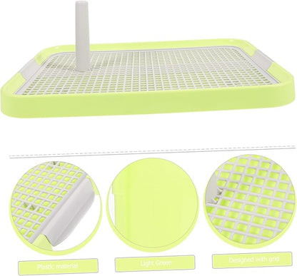 LIOOBO Pet Toilet Training Potty Small Portable Dog Potty Tray Easy to Clean Non-Slip for Indoor Use