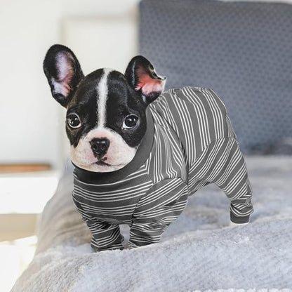 FEimaX Dog Recovery Suit After Surgery, Pet Abdominal Wounds Post Surgical Shirt for Dogs Cats, Puppy Spay Neuter Prevent Licking Onesie Alternative Bandages E-Collar & Cone