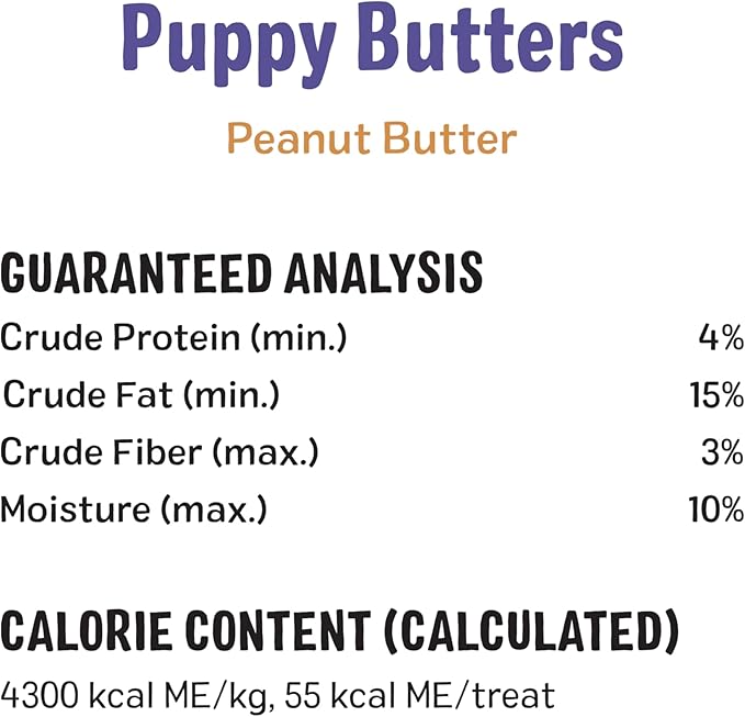 Three Dog Bakery Peanut Butter Lovers Dog Treats, Crunchy Sandwich Cookies for Dogs with Creamy Peanut Butter Filling, 28.8 oz