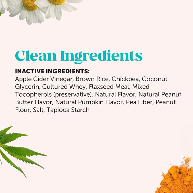 Hemp Calming Fresh Dental Sticks – Dog Dental Treats & Chews for Occasional Anxiousness and Fresh Breath – Hemp for Dogs to Promote Calm, Reduce Plaque + Tartar, and Support Relaxed Behavior – 30 Ct