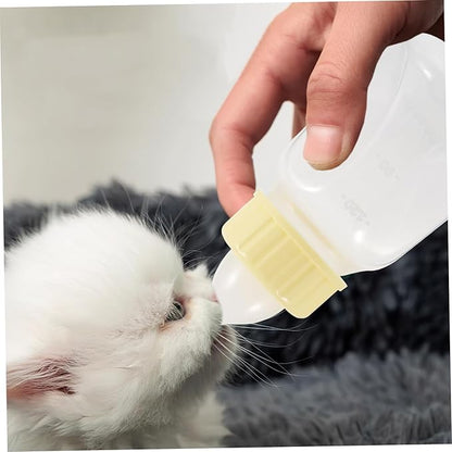HANABASS Pet Nursing Bottle Kit for Puppies and Kittens Durable Feeding Bottle with Soft Nipple for Safe Drinking Small Animal Milk Feeder for Rabbits and Pets