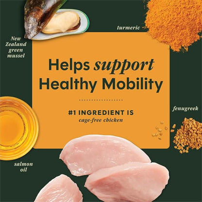 Instinct RawBoost Functional Mixers, Freeze Dried Dog Food Topper, Grain-Free, Real Chicken - Mobility Support, 5.5 oz. Bag