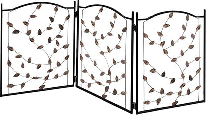 Etna Products TT Leaf Design Metal Pet Gate