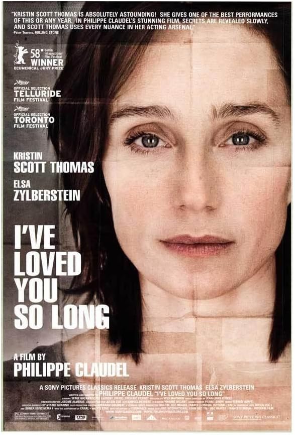 Black Empire I've Loved You So Long Movie Kristin Scott Thomas Laurent Gr Vill Room Decor Wall Art Print 12x16 Poster