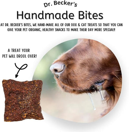 Dr. Becker's Original Beef Bites | 100% Pure Meat Protein | Grain Free Liver Training Treats for Dogs & Cats, 5 oz