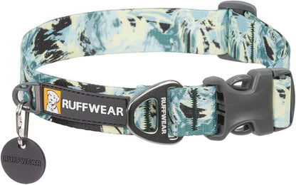Ruffwear, Front Range Dog Collar, Adjustable Tubelok Webbing, Lightweight, Side Release Buckle, Aluminum V-Ring, Durable for Everyday Use, Sweeping Sage, 20"-26"