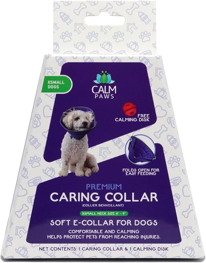 Calm Paws Dog Caring Collar W/Calming (XSmall)