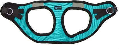 Max and Neo Nanu Small Dog Reflective Dog Harness - We Donate a Harness to a Dog Rescue for Every Harness Sold (Medium, Teal)