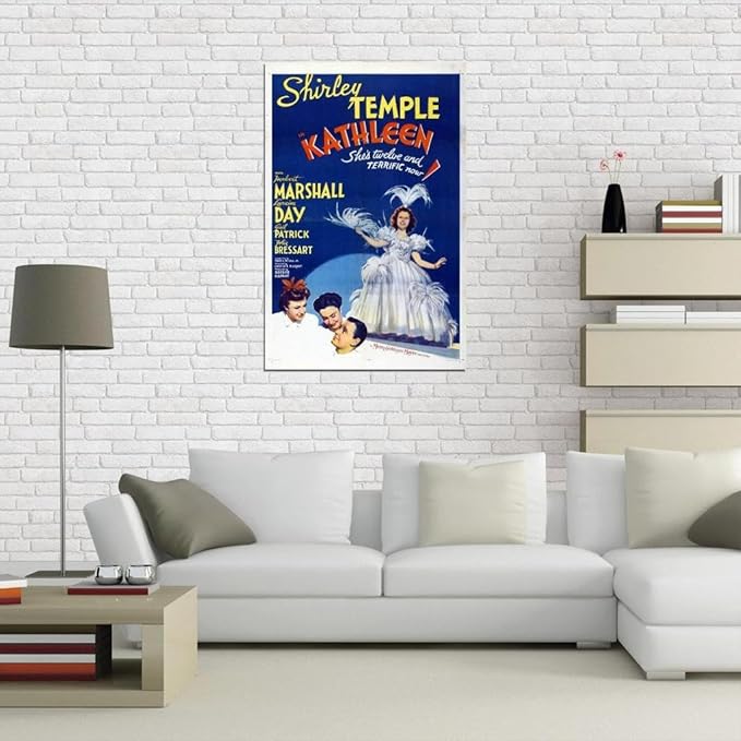 Black Empire Kathleen Movie Shirley Temple Herbert Marshall Laraine Day Gail Room Decor Wall Art Print 12x16 Poster