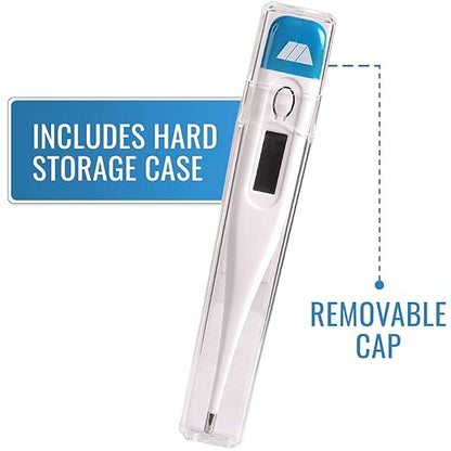 MABIS Digital Thermometer for Adults, Children and Babies, Oral Thermometer, FSA HSA Eligible Thermometer, Underarm Thermometer, Temperature Thermometer, 60 Seconds Readings (Pack of 144)