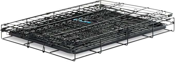 Carlson Pet Products SECURE AND FOLDABLE Single Door Metal Dog Crate, Small, 24.0"L x 18.0"W x 19.0"H