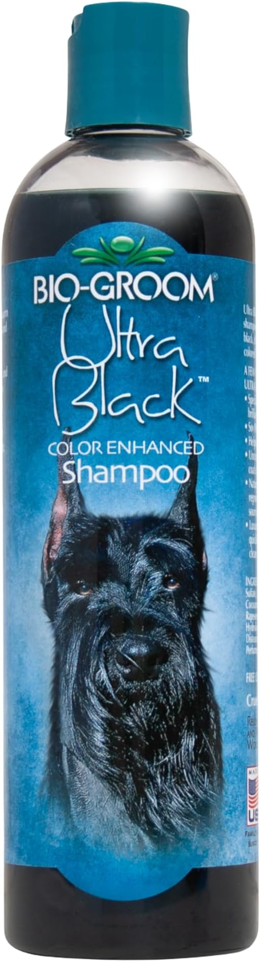 Bio-Groom Ultra-Black Dog Shampoo – Color Enhancing Pet Shampoo, Dog Bathing Supplies, Puppy Wash, Dog Grooming Supplies, Cruelty-Free, Made in USA, Coat Brightener Shampoo – 12 fl oz 1-Pack