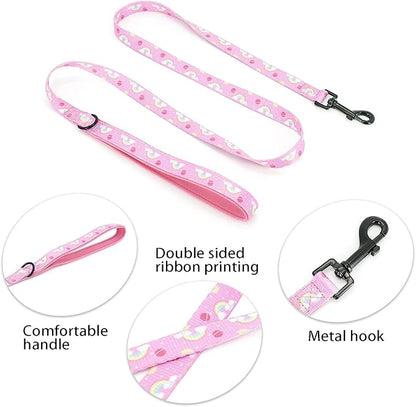 Dog Cat Harness and Leash Set, Puppia Soft Mesh Padded and Adjustable Puppy Vest Cute Dog Clothes Escape Proof Easy Walk Pet Accessories