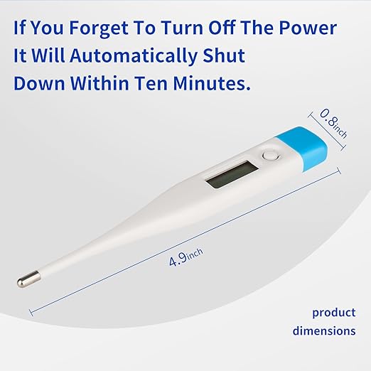 Intelligent Digital Thermometer,LCD Display Screen,Fast Measurement,Suitable for Children and Adults,Easy to Maintain Cleanliness and Hygiene,Bringing Family Health,Light Blue