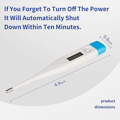 Intelligent Digital Thermometer,LCD Display Screen,Fast Measurement,Suitable for Children and Adults,Easy to Maintain Cleanliness and Hygiene,Bringing Family Health,Light Blue