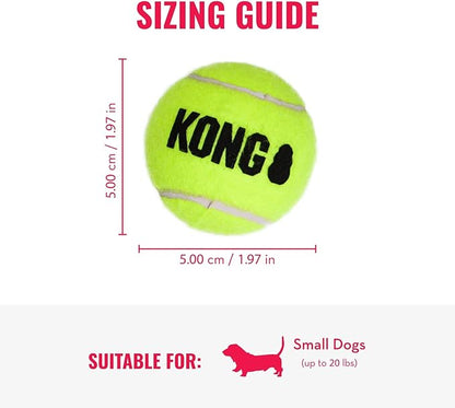 KONG Cozie Marvin Moose & SqueakAir Balls (3 Pack) - Dog Fetch & Chew Toys for Fun - Soft Toy Moose for Indoor Play - Durable Dog Toy Balls for Outdoor Play - for Small Dogs